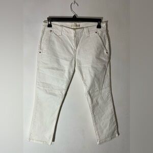 Levi's Women's Size 8, 545 low skinny Jeans White Denim Stretch Cotton